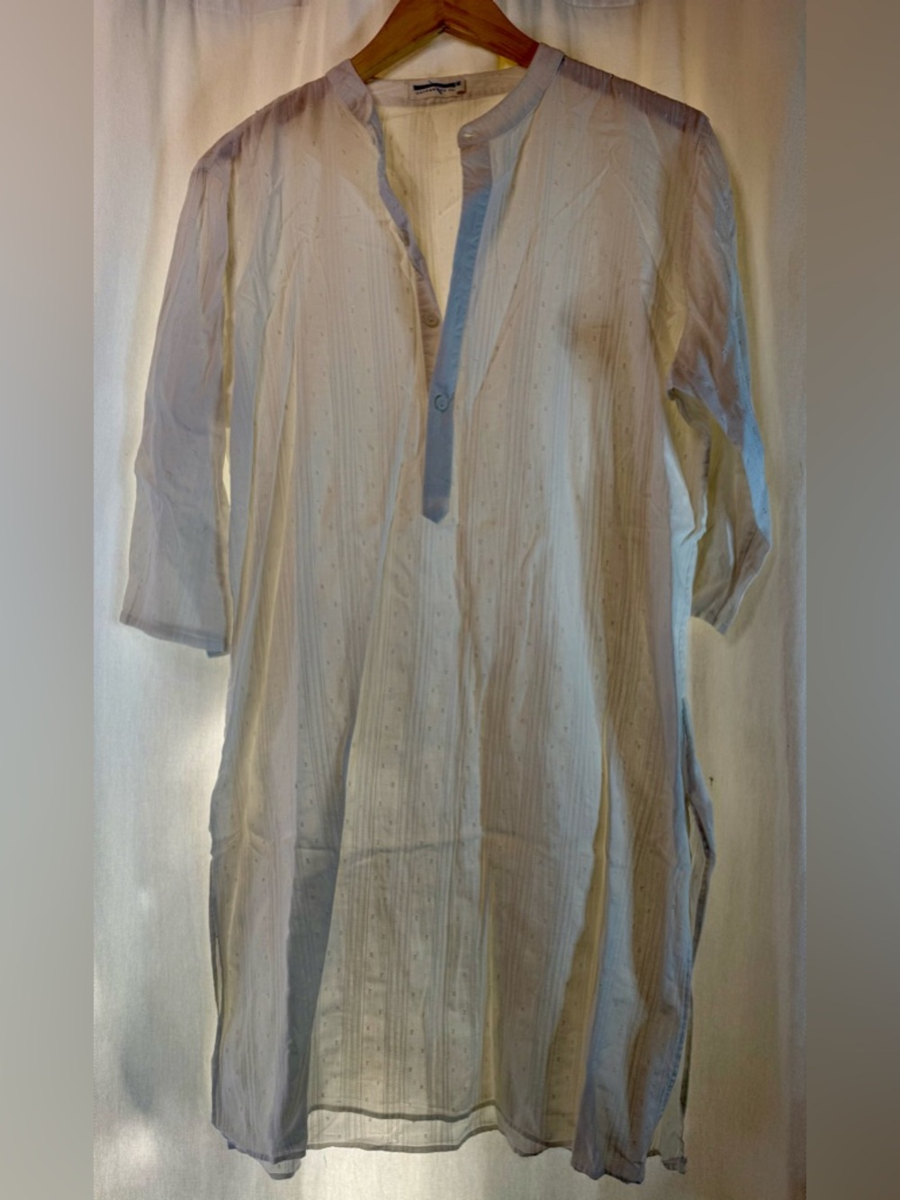 Vintage Guideboat Co. White Cotton Swim Coverup